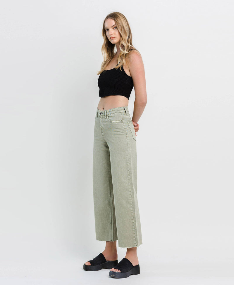 High Rise Wide Leg Jeans - Shop Emma's 