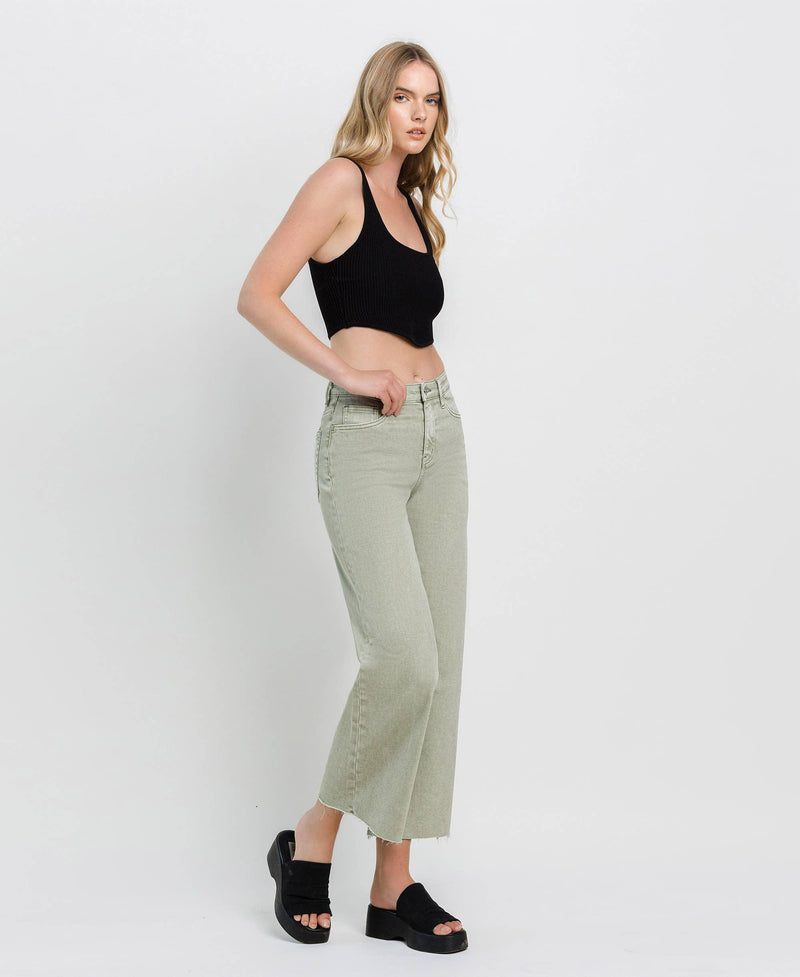 High Rise Wide Leg Jeans - Shop Emma's 