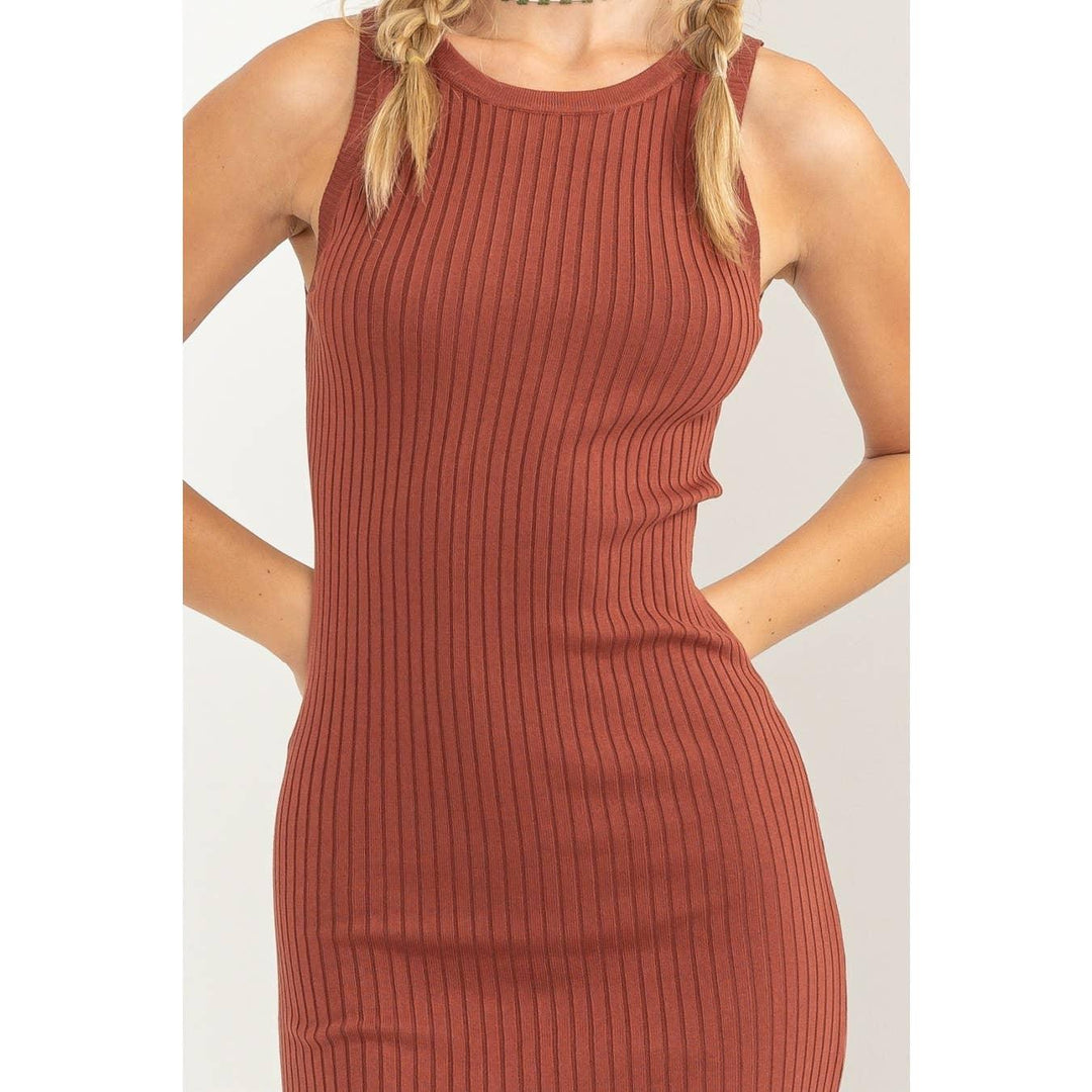 Hyfve Ribbed Midi Dress