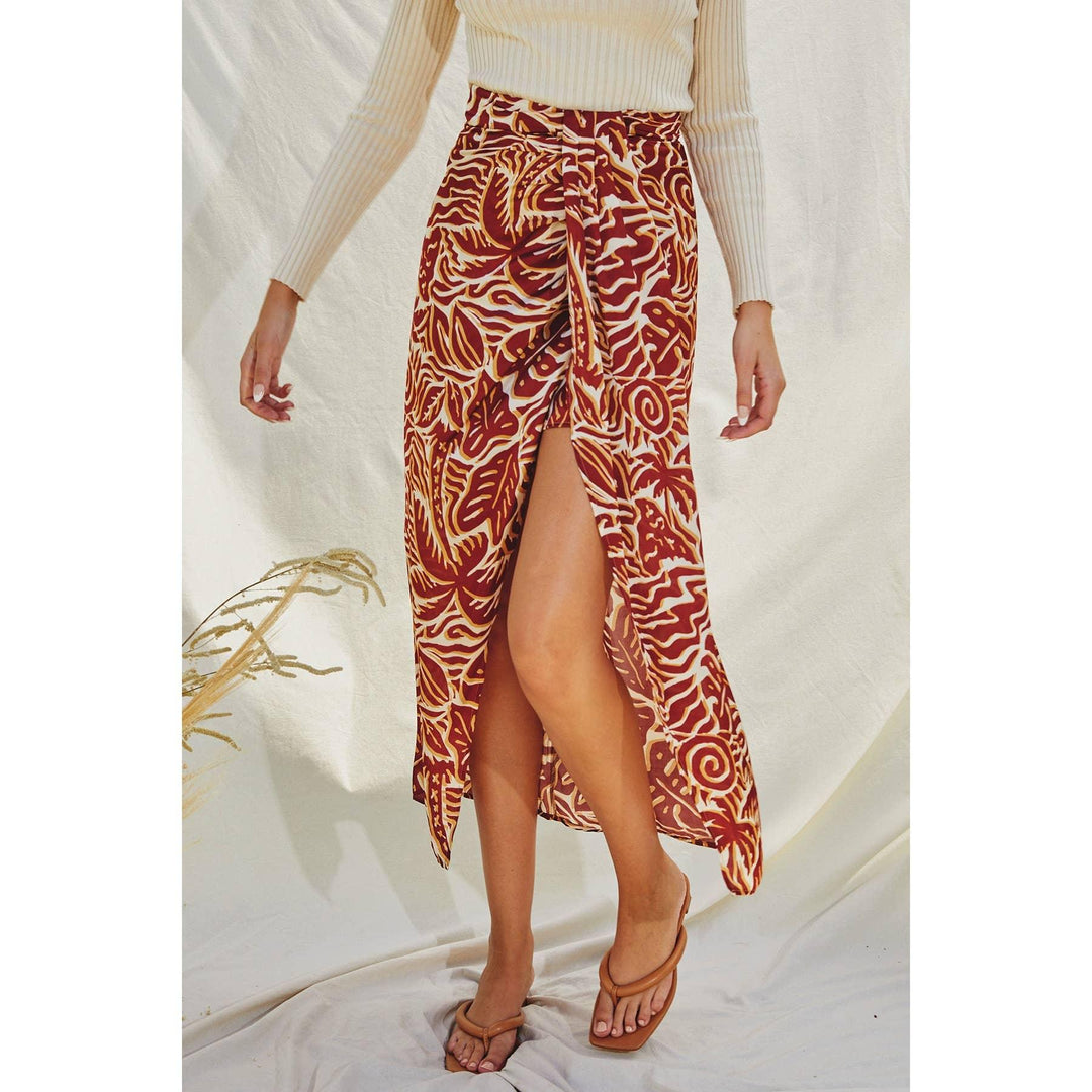 Ibiza Slit Midi Skirt - Shop Emma's 