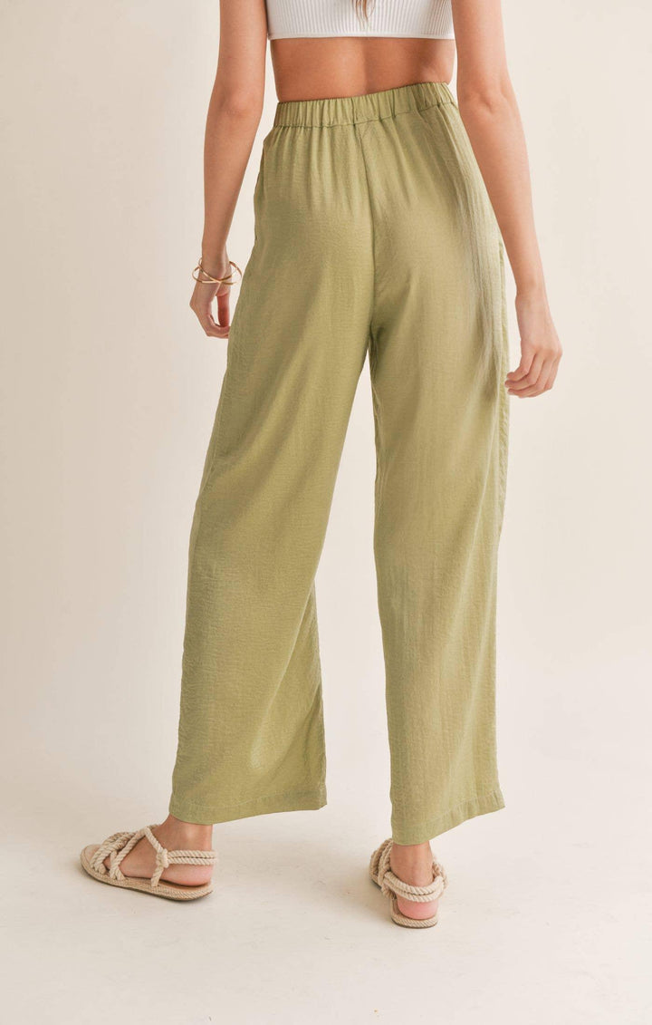 Juicy Pleated Pants: SAGE MINT - Shop Emma's 