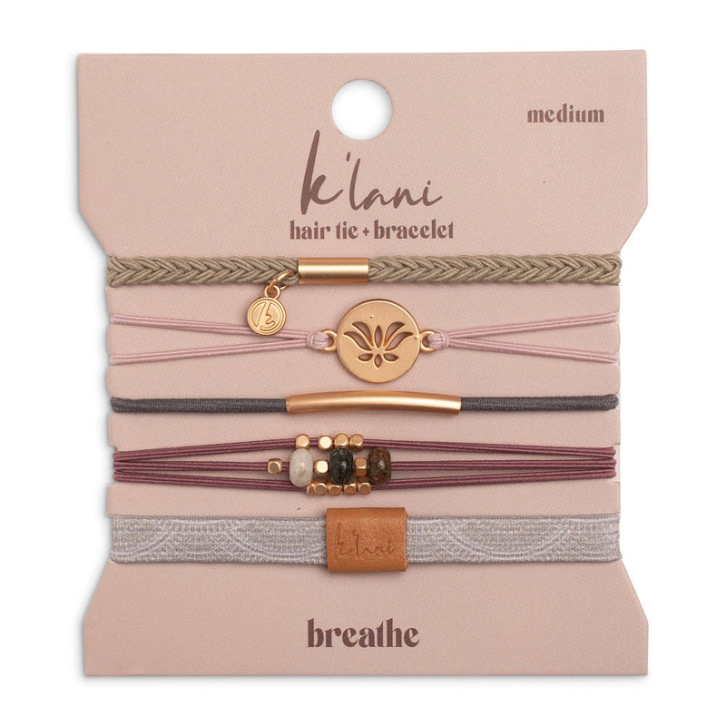 K'Lani hair tie bracelets - Breathe - Shop Emma's 