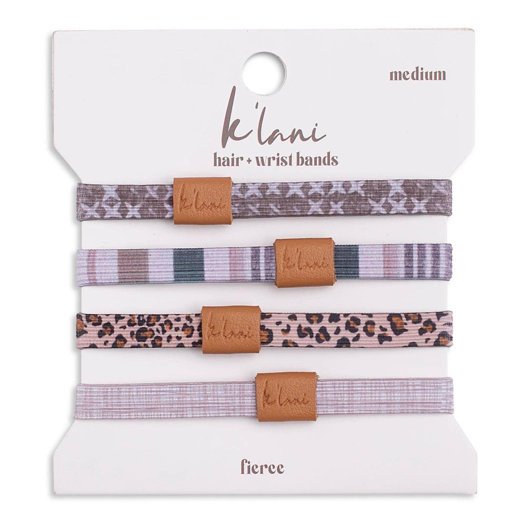 K'Lani hair tie bracelets - Fierce - Shop Emma's 