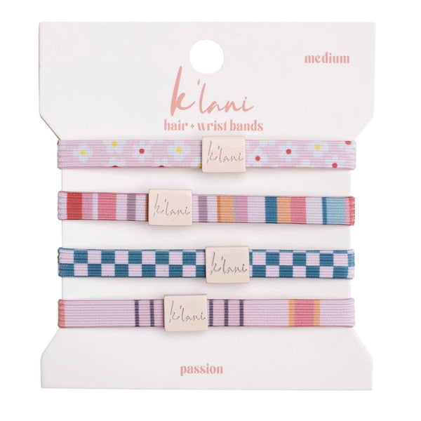 K'Lani hair tie bracelets - Passion - Shop Emma's 