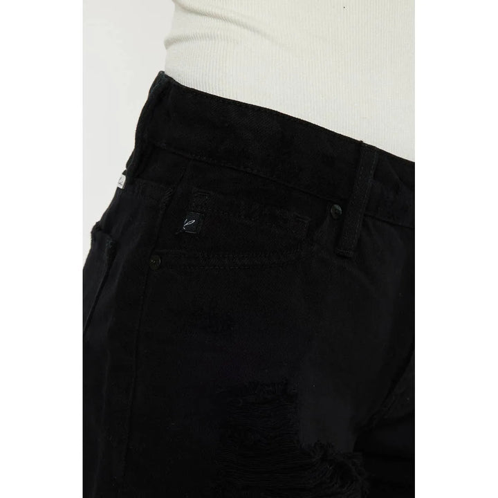 Kan Can Black Jean Shorts FINAL SALE - Shop Emma's 