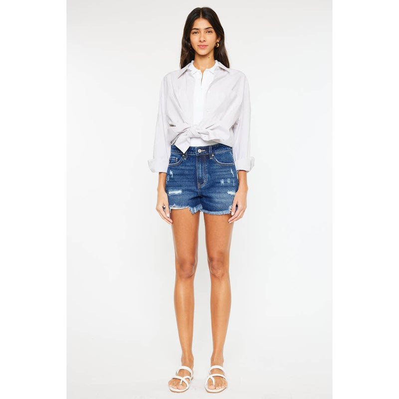 Kan Can Frayed Hem Shorts - Shop Emma's 