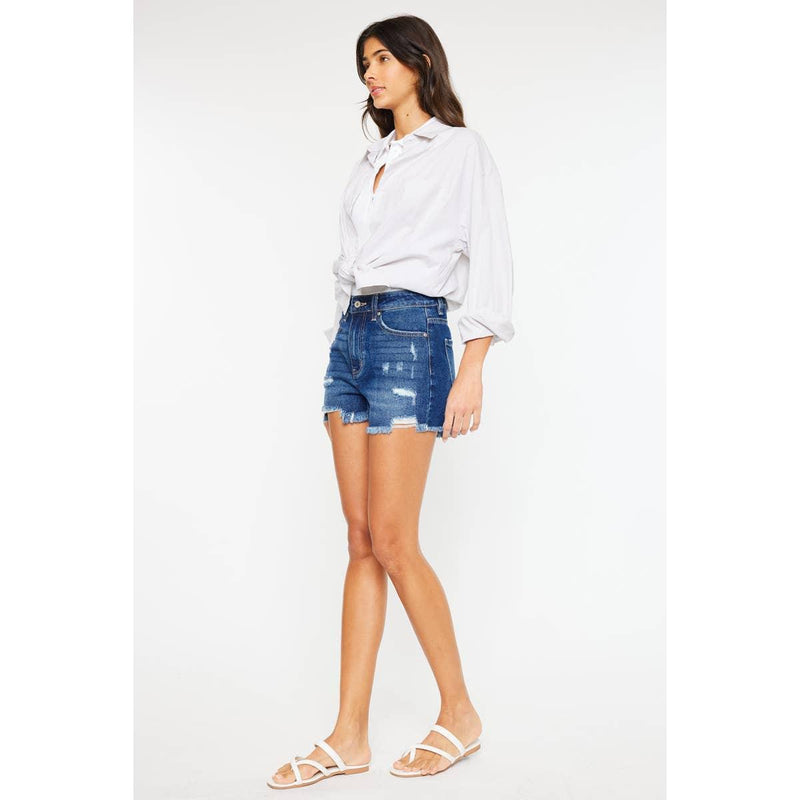 Kan Can Frayed Hem Shorts - Shop Emma's 