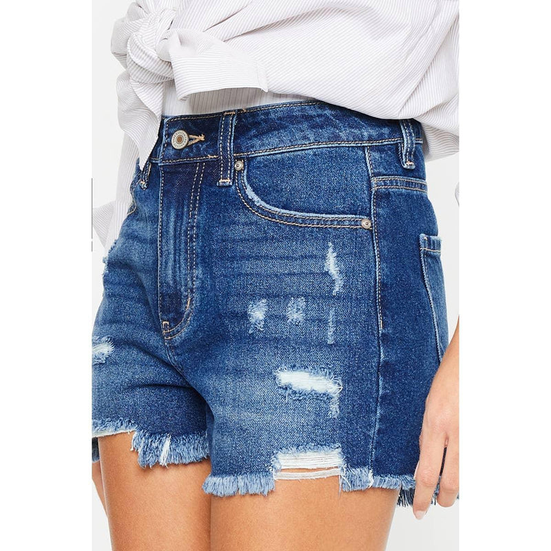 Kan Can Frayed Hem Shorts - Shop Emma's 