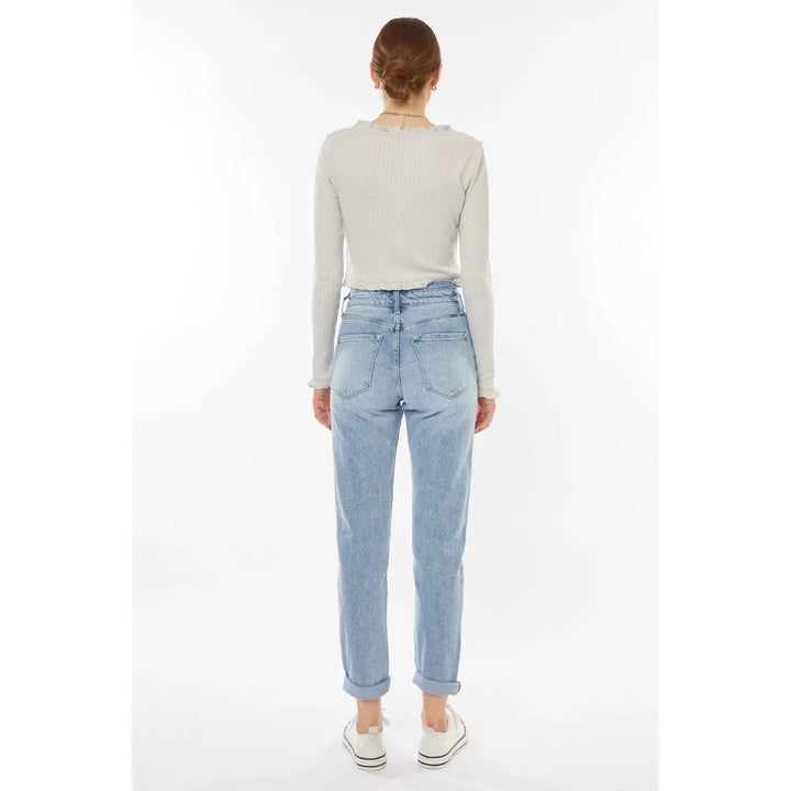 Kan can High Rise Cuffed Jeans - Shop Emma's 