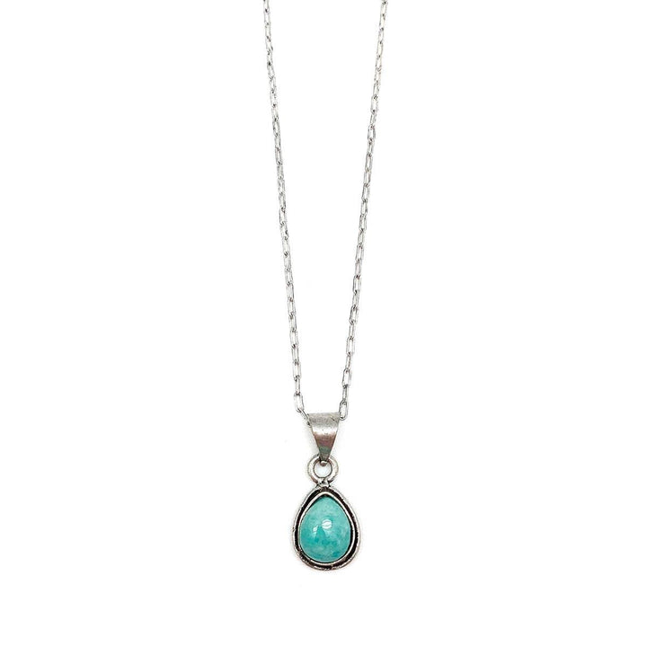 Kashi Stone Necklace Amazonite - Shop Emma&