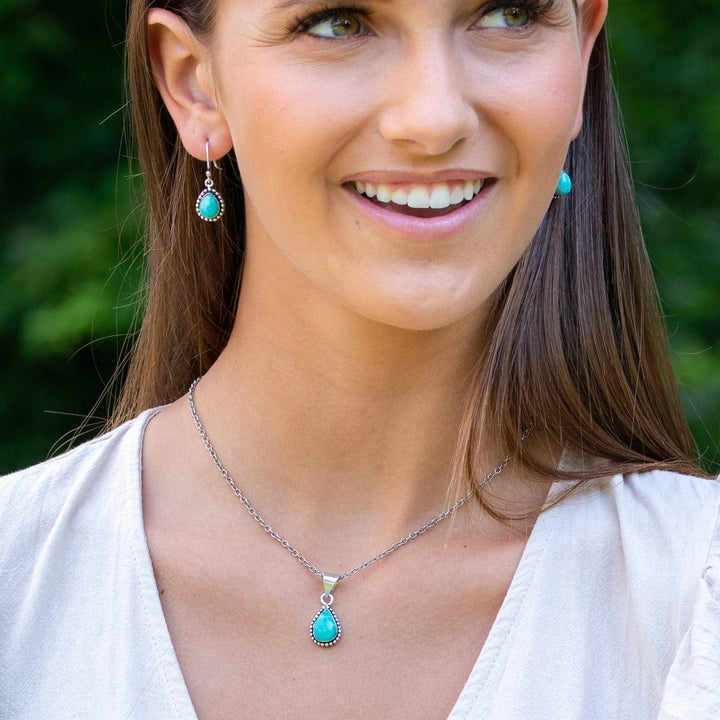 Kashi Stone Necklace Amazonite - Shop Emma&