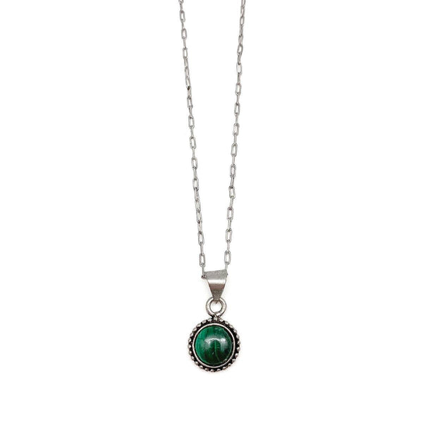 Kashi Stone Necklace - Malachite - Shop Emma's 