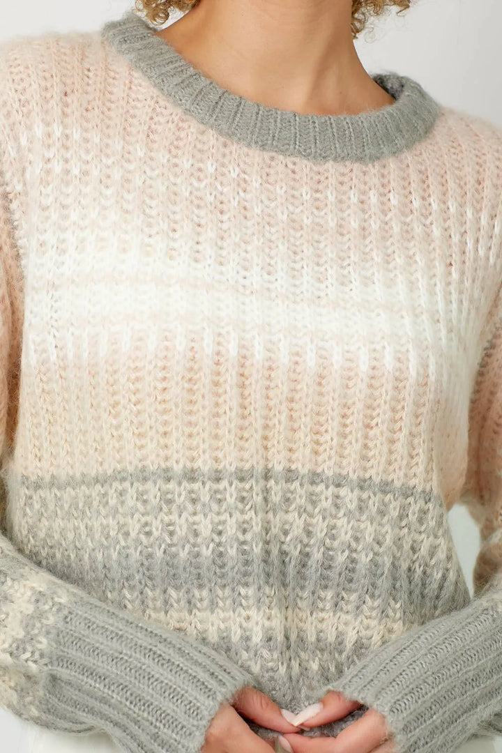 Mystree Color Gradation Sweater - Shop Emma's 