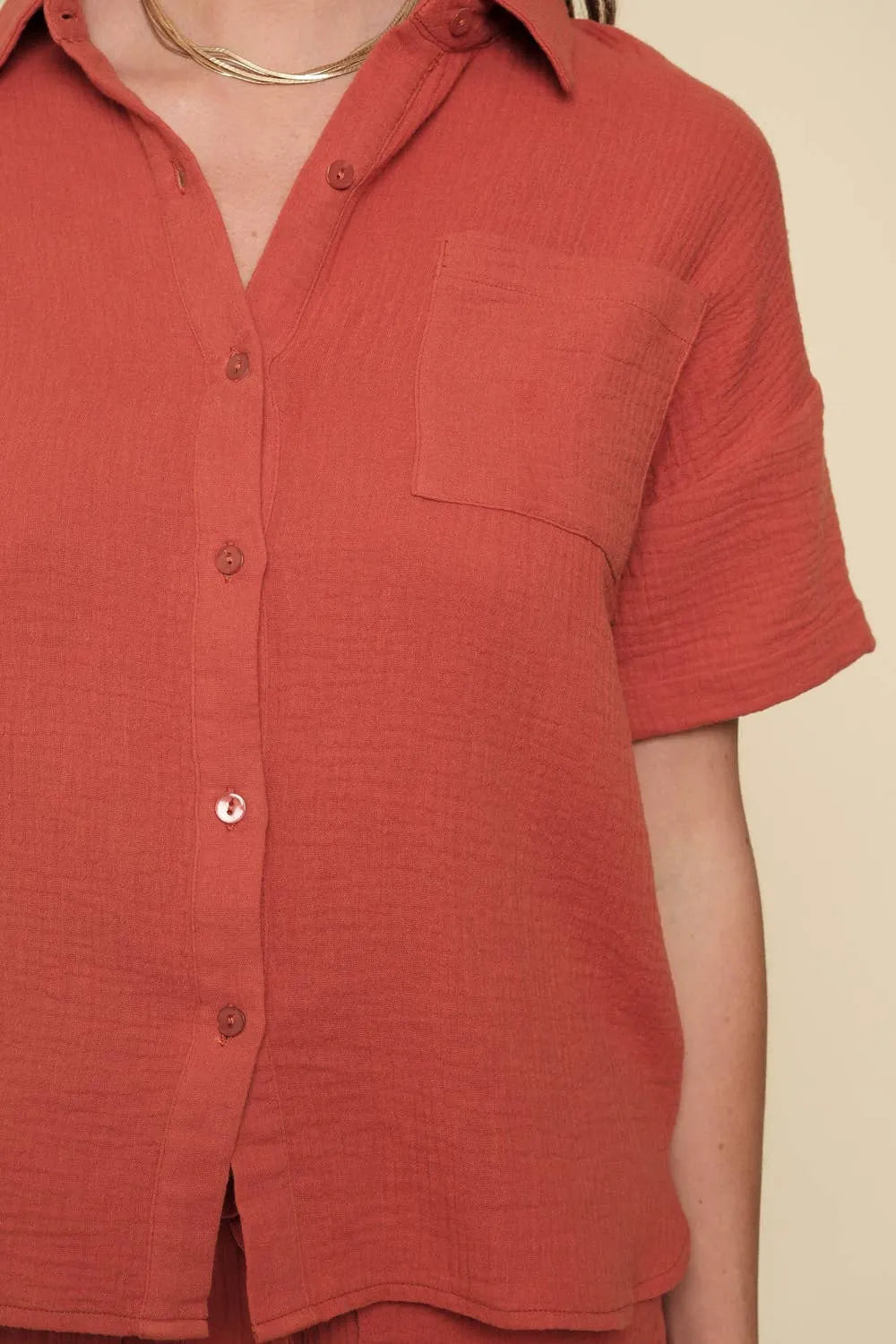 Mystree Linen Blend Shirt - Shop Emma's 