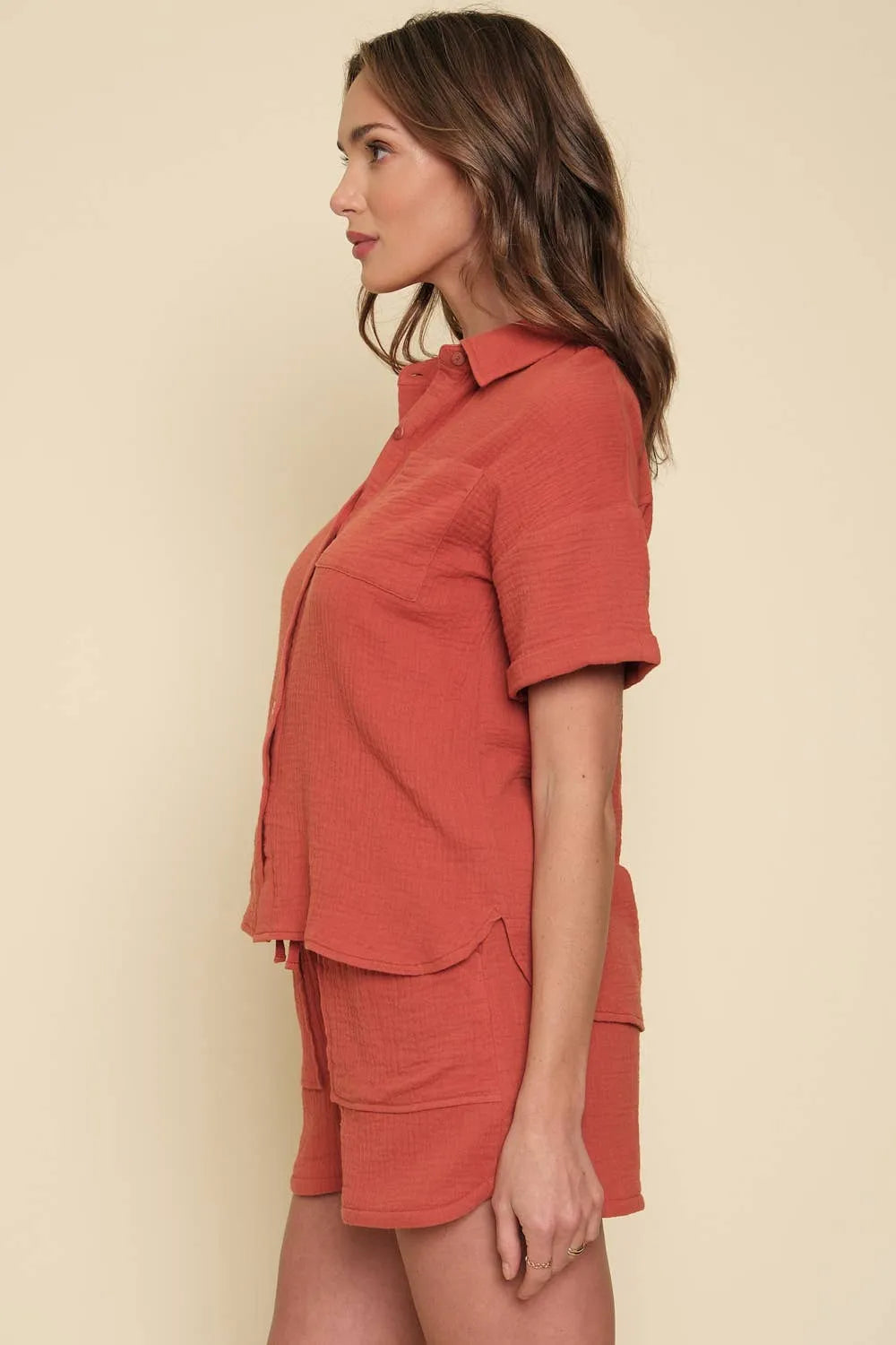 Mystree Linen Blend Shirt - Shop Emma's 