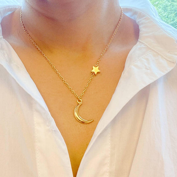 New Moon Necklace - Shop Emma's 