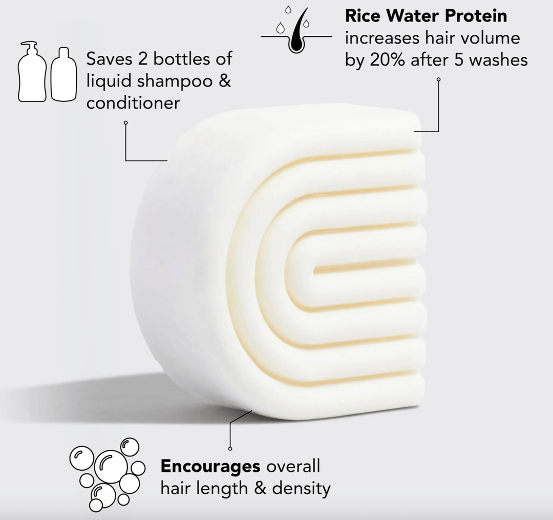 Rice Water Protein Conditioner Bar for Hair Growth - Shop Emma's 