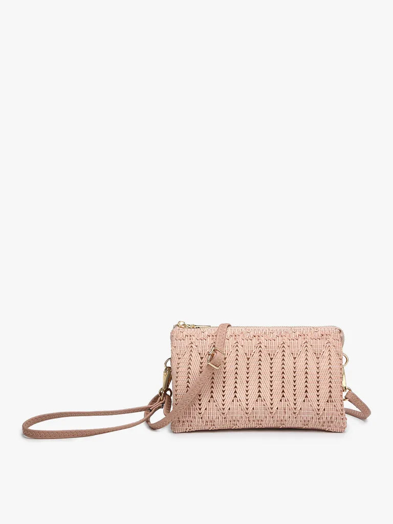 Riley Woven Herringbone Crossbody Purse - Shop Emma's 