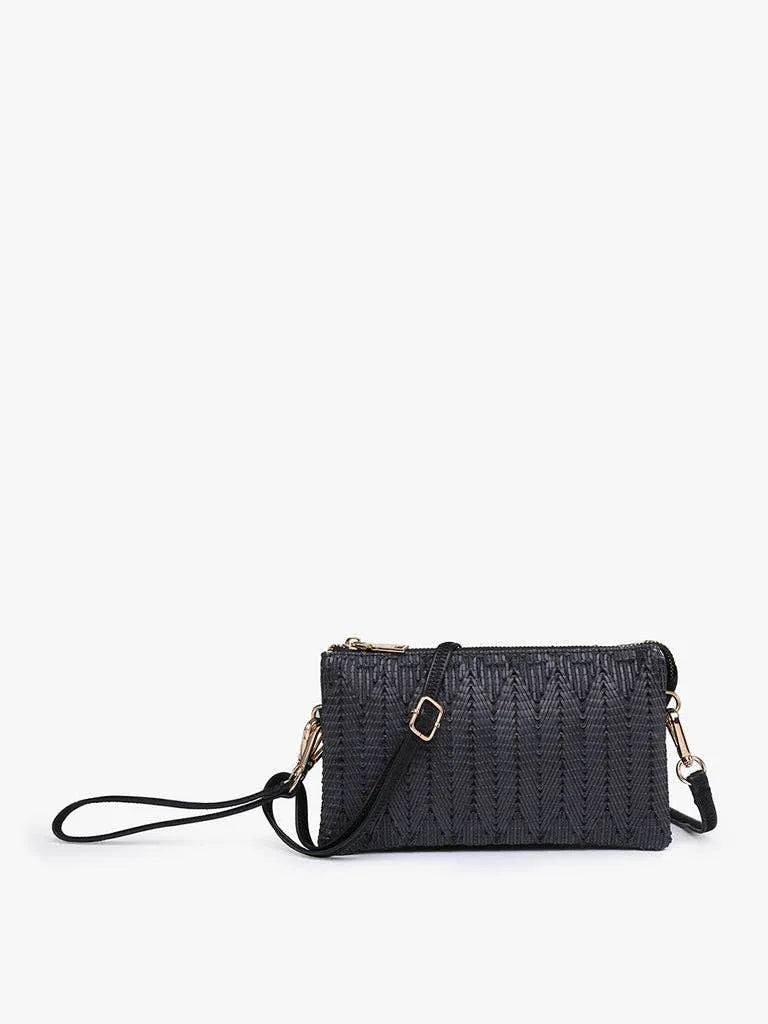 Riley Woven Herringbone Crossbody Purse - Shop Emma's 