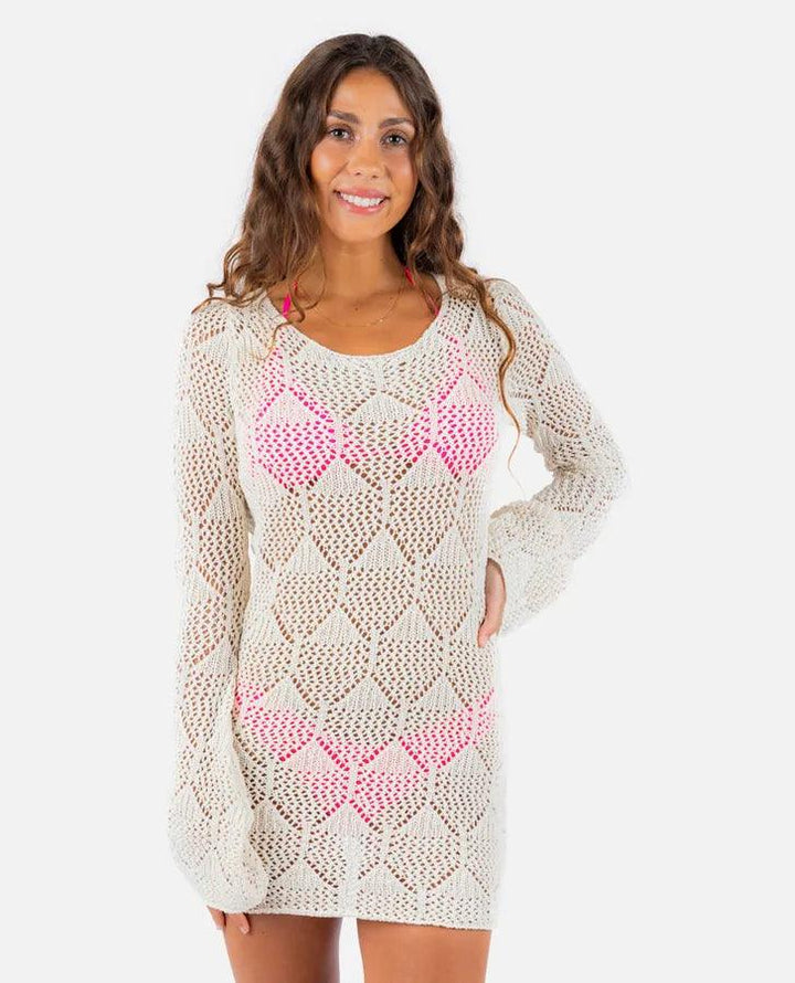 Ripcurl Island Hopper Crochet Cover Up Dress - Shop Emma's 