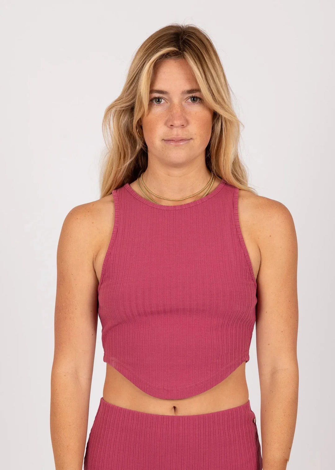 Rusty Payton Curved Crop Top - Shop Emma's 