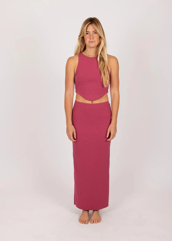 Rusty Payton Curved Crop Top - Shop Emma's 