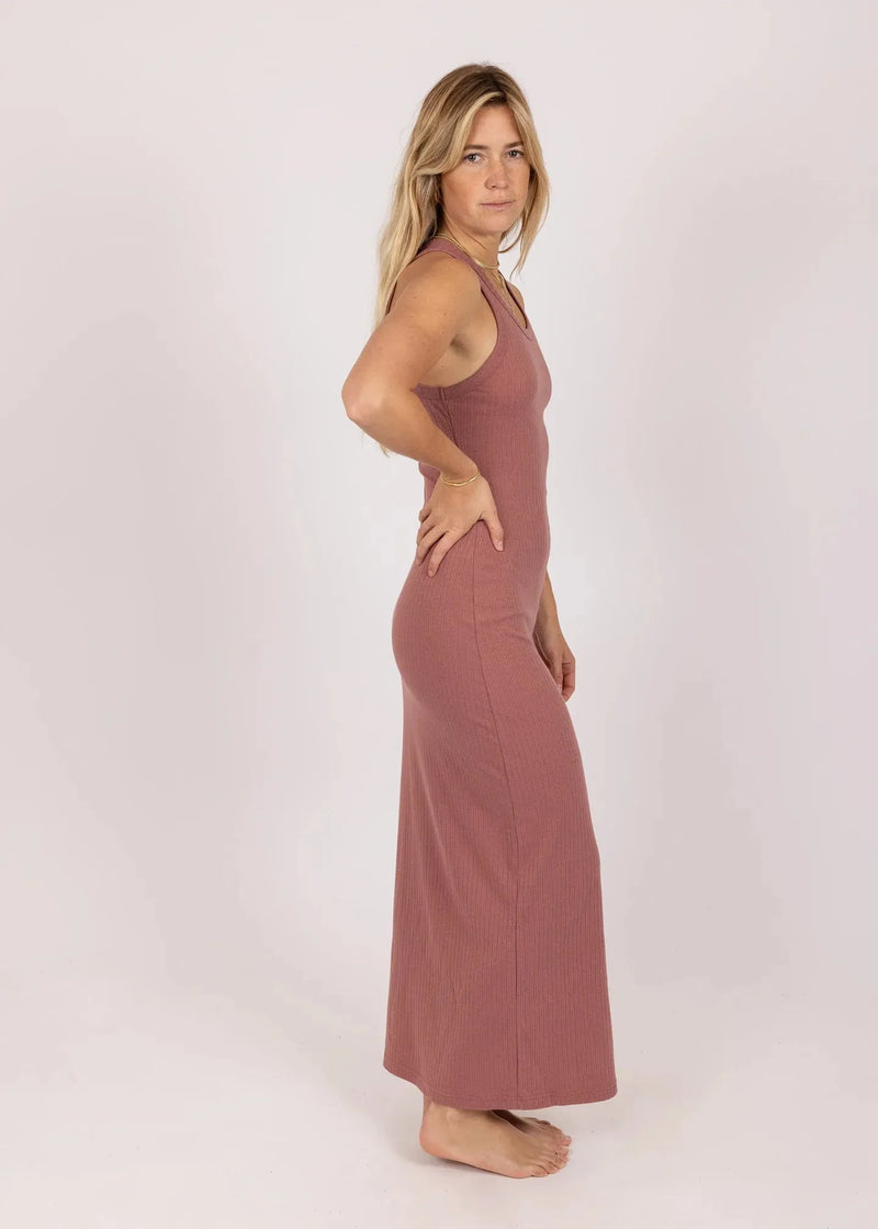 Rusty Sunset Tank Maxi Dress - Shop Emma's 