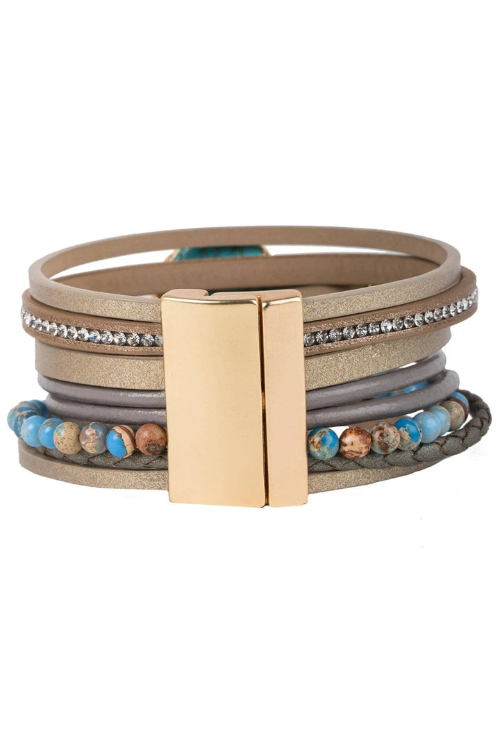 SAACHI - Soraya Natural Turquoise Stone Bracelet - Shop Emma's 