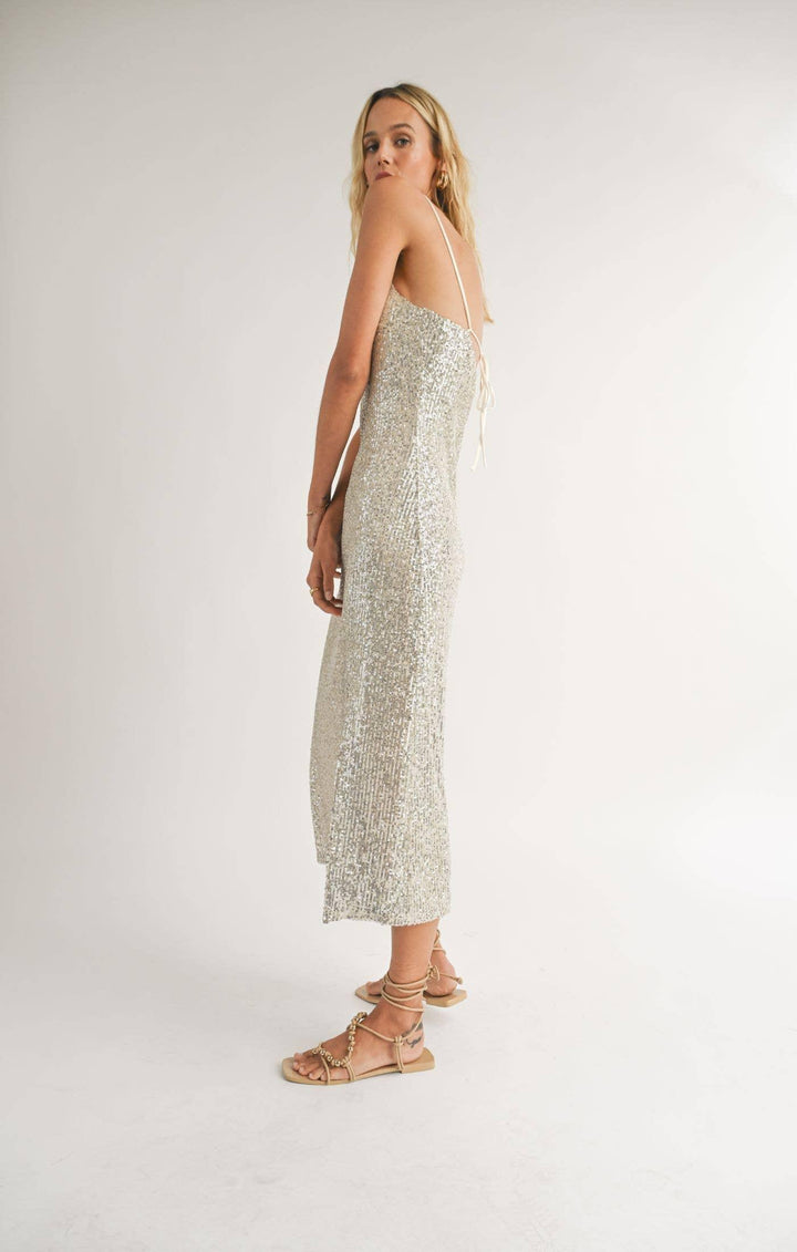 Sadie & Sage - Celebrations Front Slit Midi Dress - Shop Emma's 