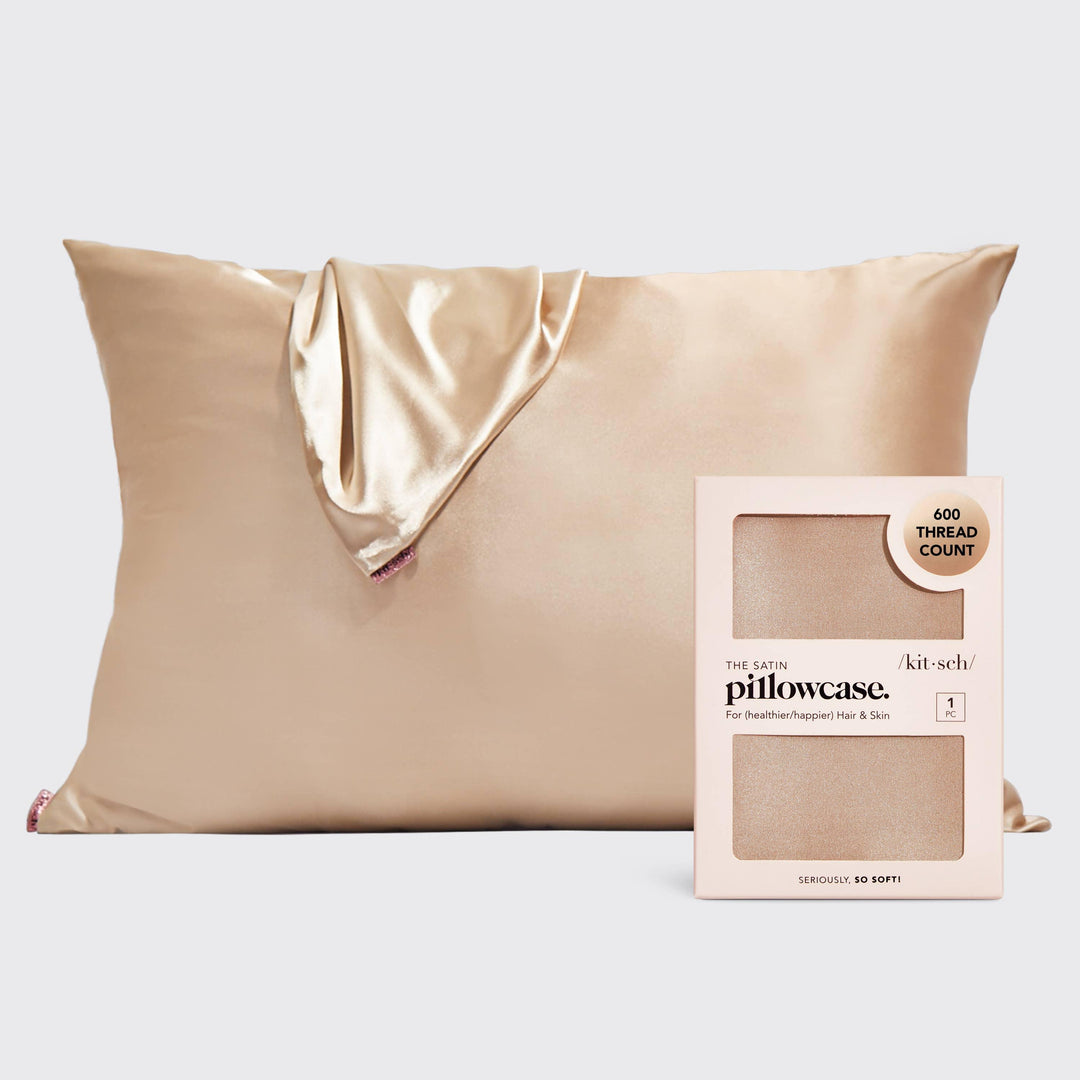 Satin Pillowcase - Champagne - Shop Emma's 
