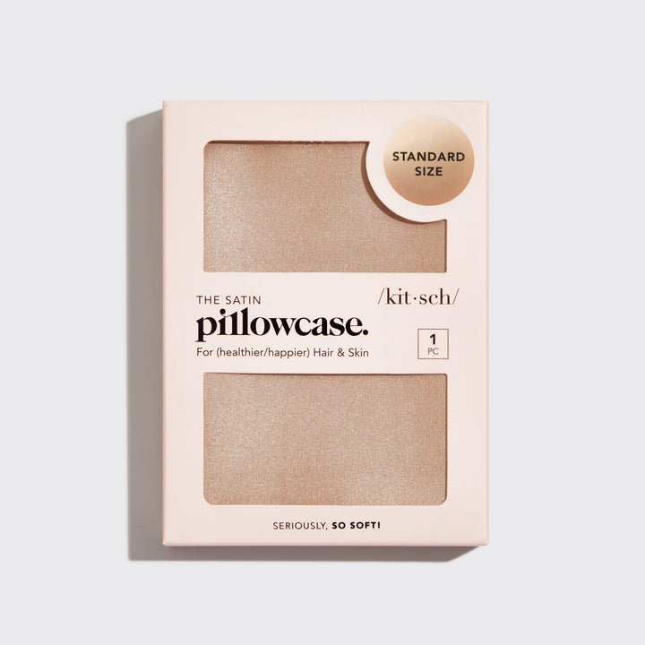 Satin Pillowcase - Champagne - Shop Emma's 