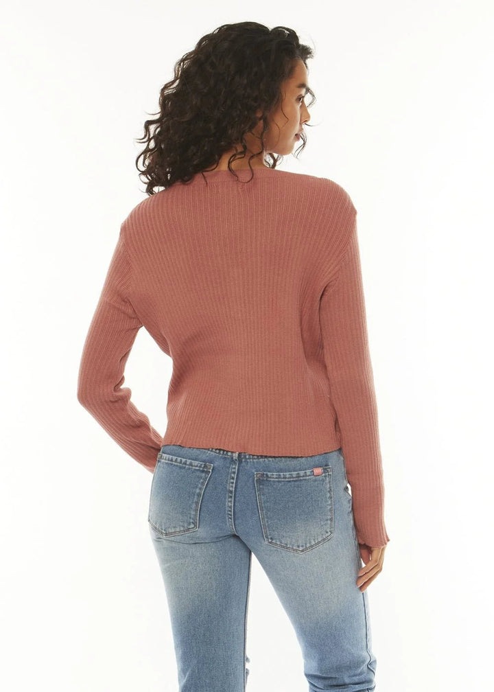 Sisstr Revolution Women’s Sunburst LS Knit Top FINAL SALE pic 3 - Emma's Boutique