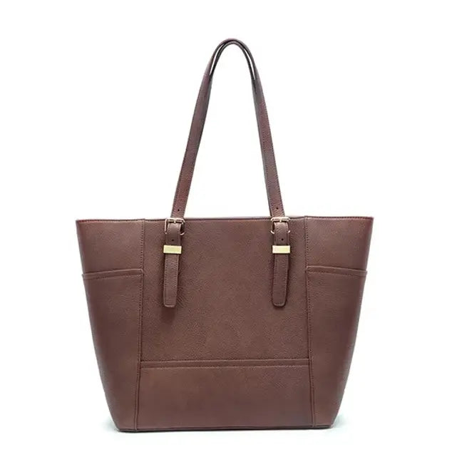 Soft Pebble Vegan Leather Tote - Shop Emma's 