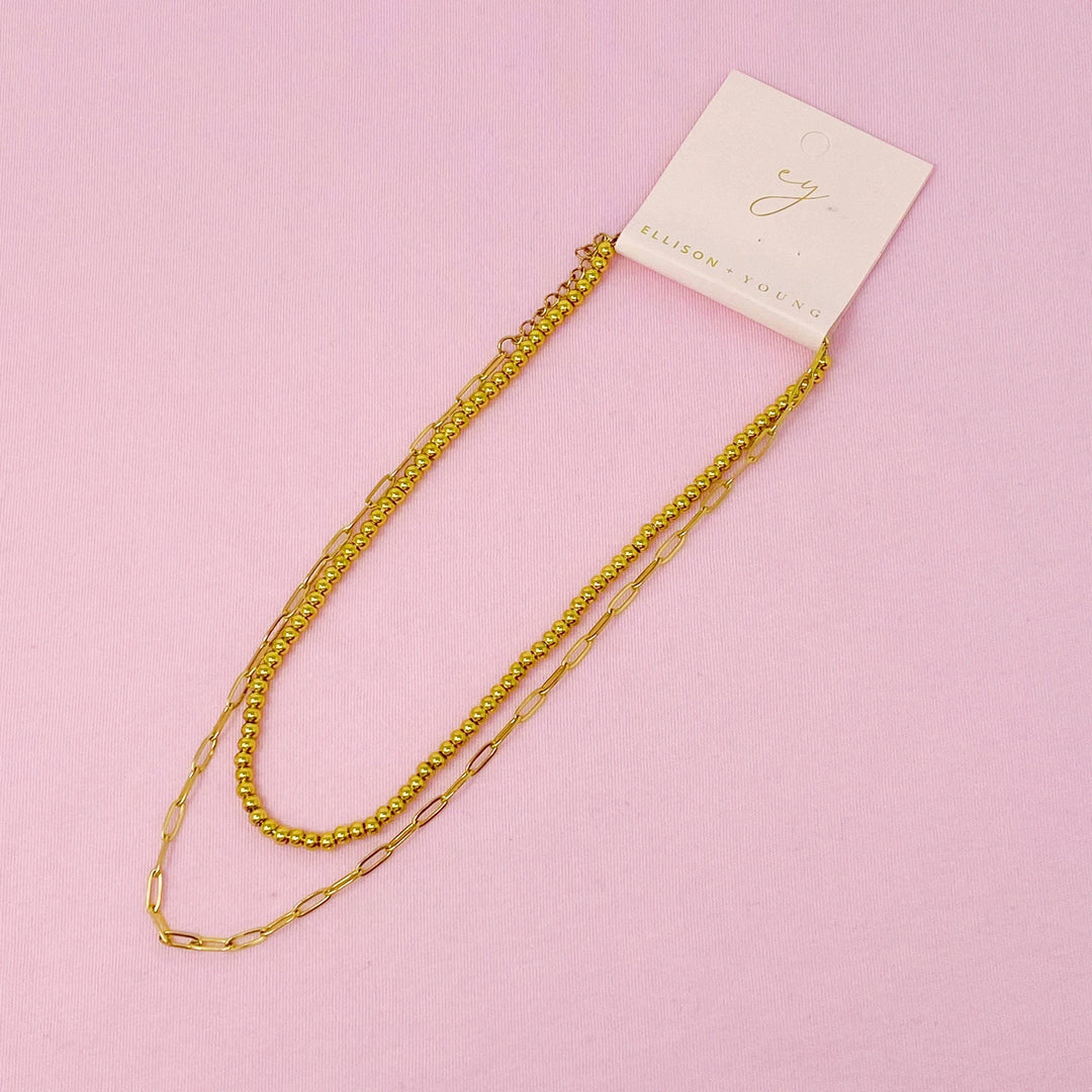 Soho Chic Layered Chain Necklace - Shop Emma's 