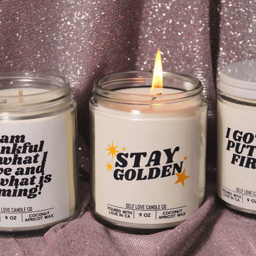 Stay Golden Candle - Shop Emma's 