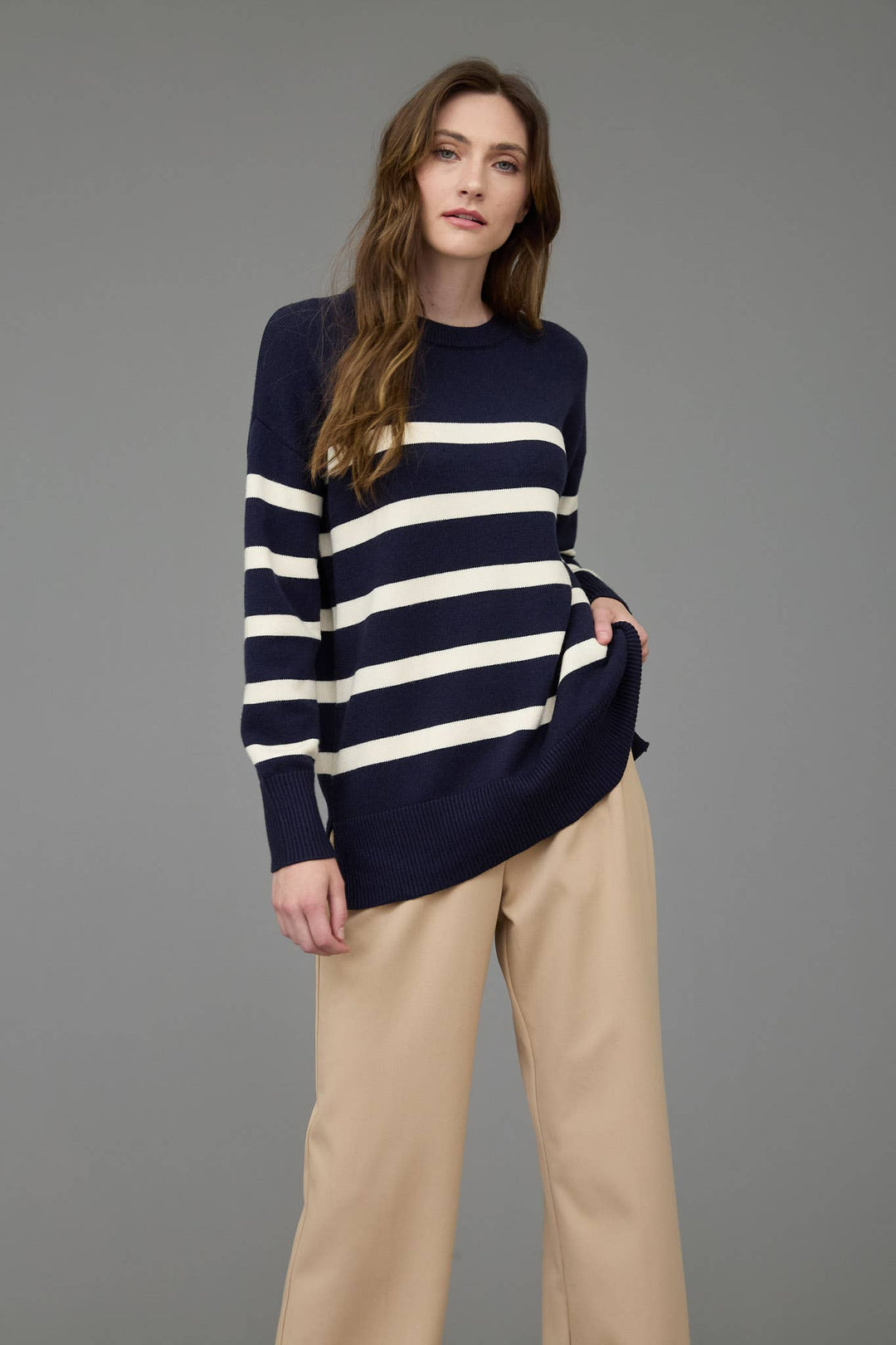 Stripe Oversized Sweater - Shop Emma's 