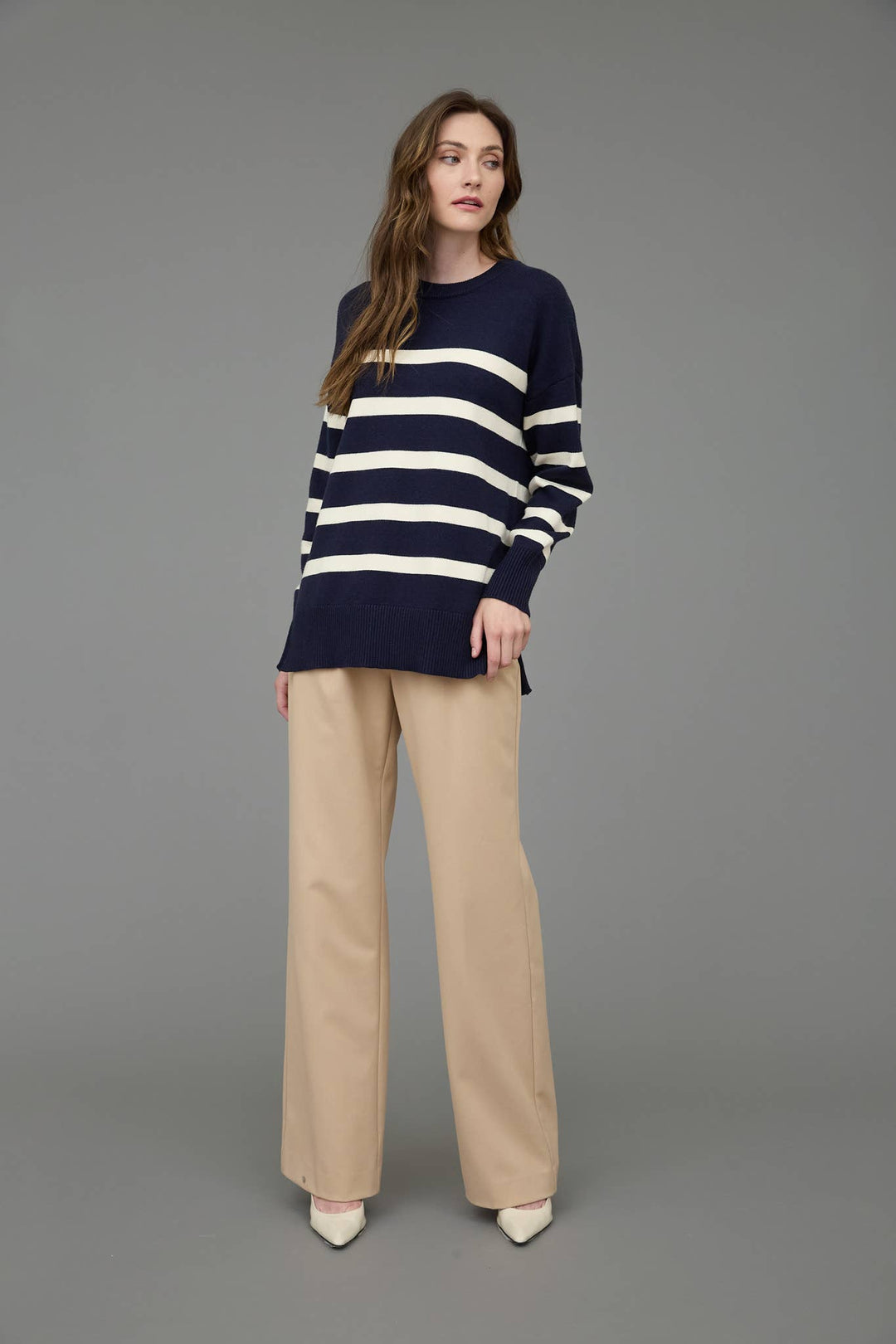 Stripe Oversized Sweater - Shop Emma's 