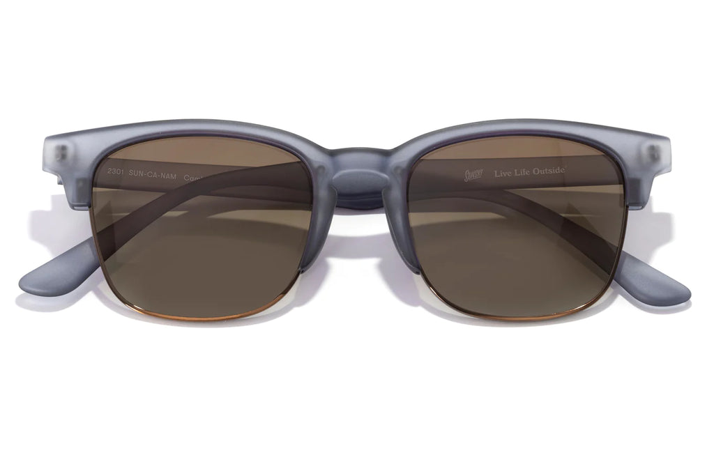 Sunski Cambria Polarized Sunglasses Navy Amber – Shop Emma display picture 3