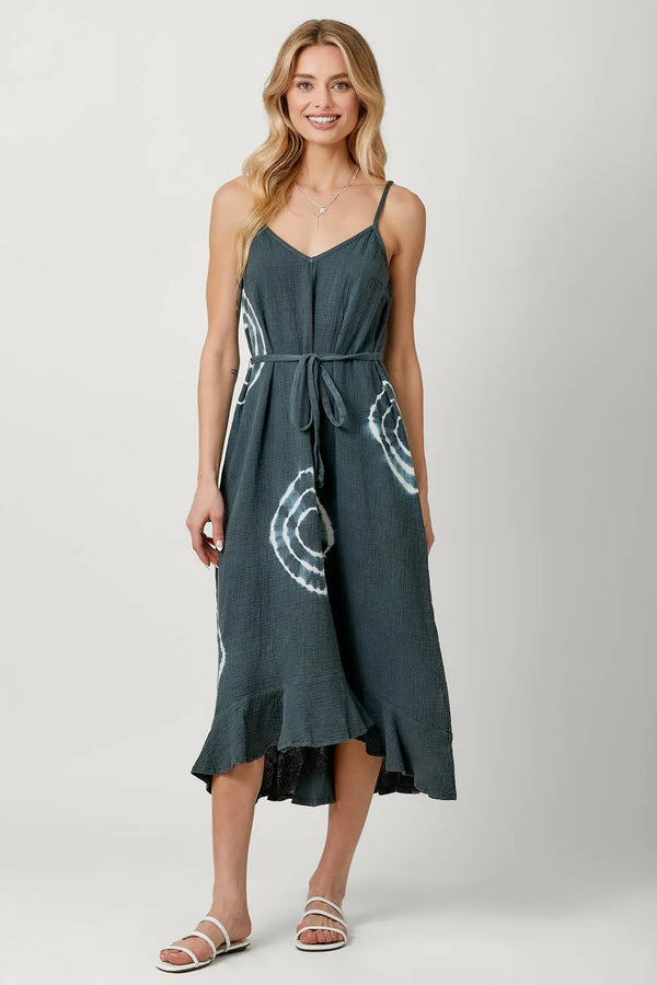 Tie Dye Double Gauze Dress - Shop Emma's 