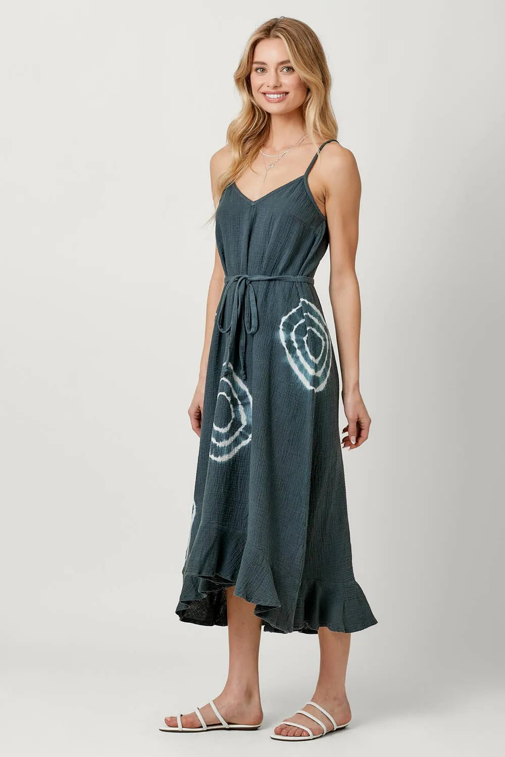 Tie Dye Double Gauze Dress - Shop Emma's 