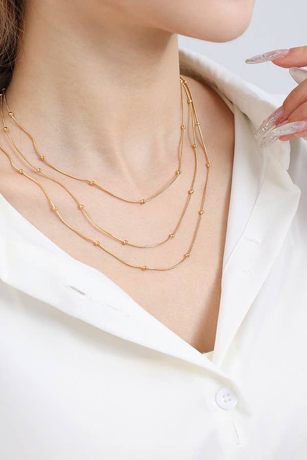 Triple Layer Necklace - Shop Emma's 