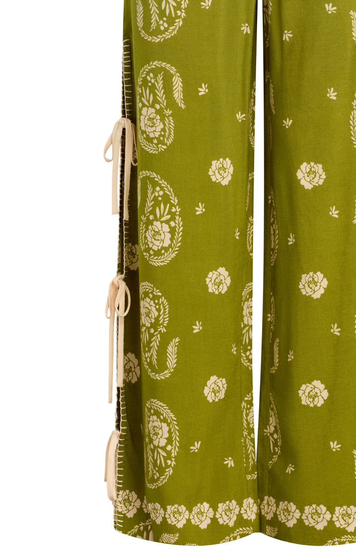 Bila77 Cardin Pant in Calla Green 2