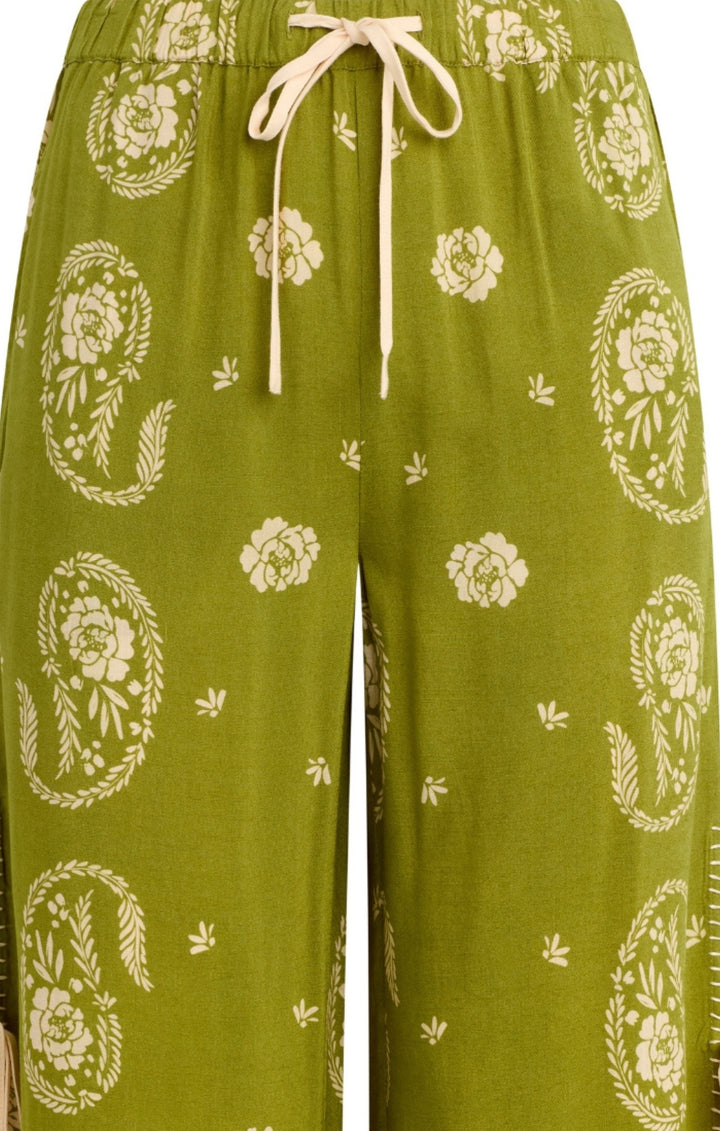 Bila77 Cardin Pant in Calla Green 1