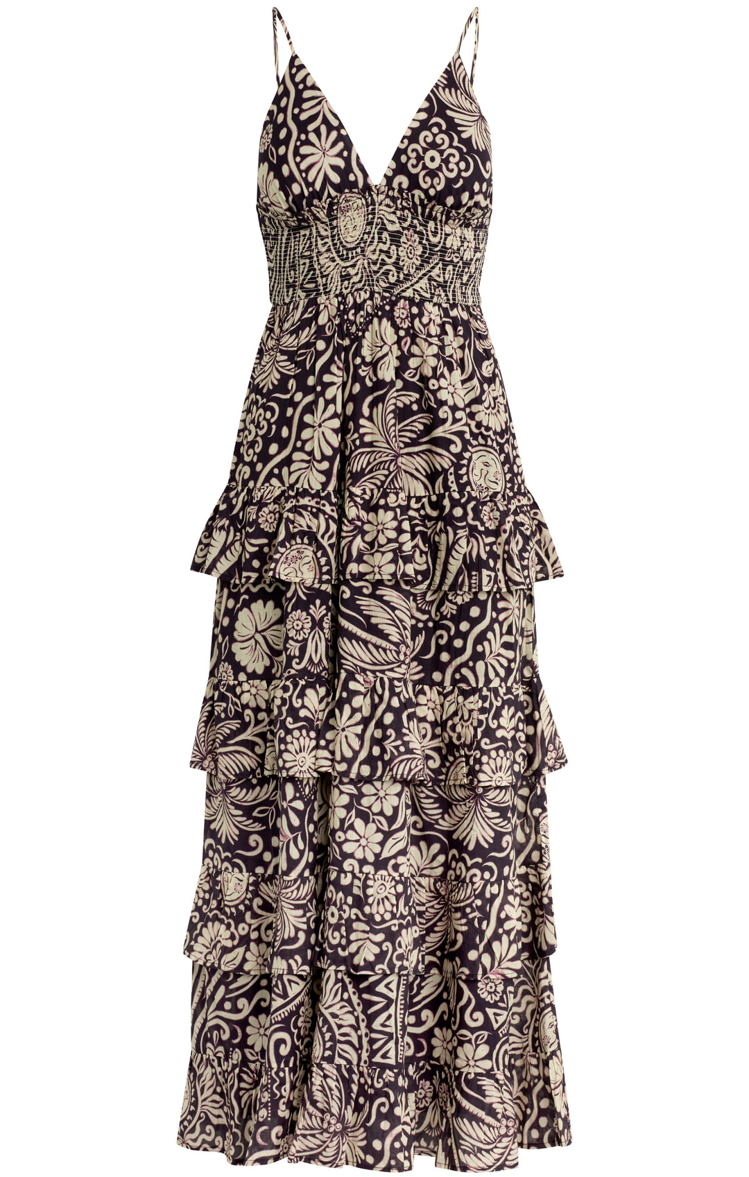alahna tiered floral maxi dress Compare Alahna Tiered Floral Maxi Dress