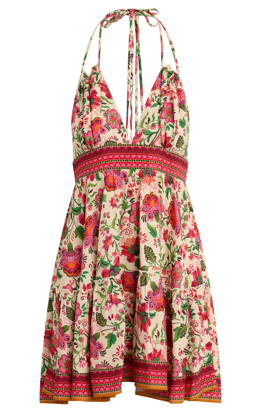 Bila77 Calico Dress Cherry jubilee