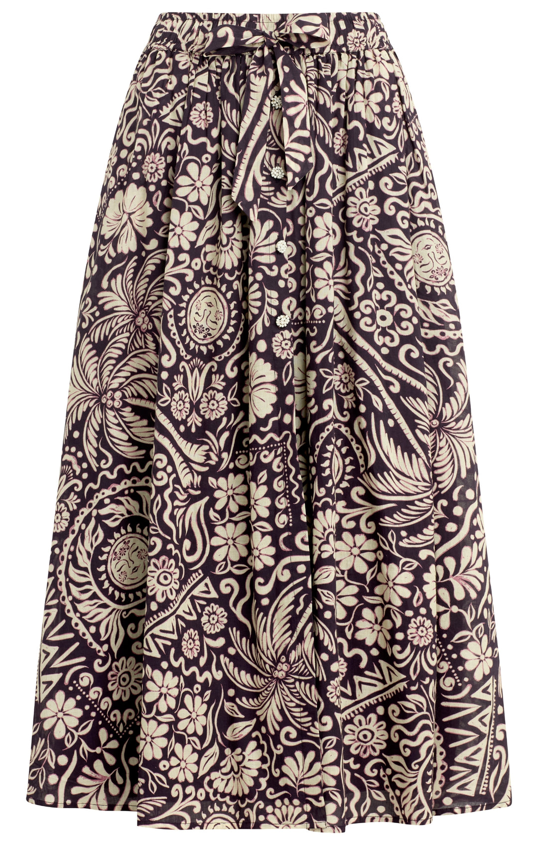 Bila77 Via Nicola Skirt in Black Sand 1