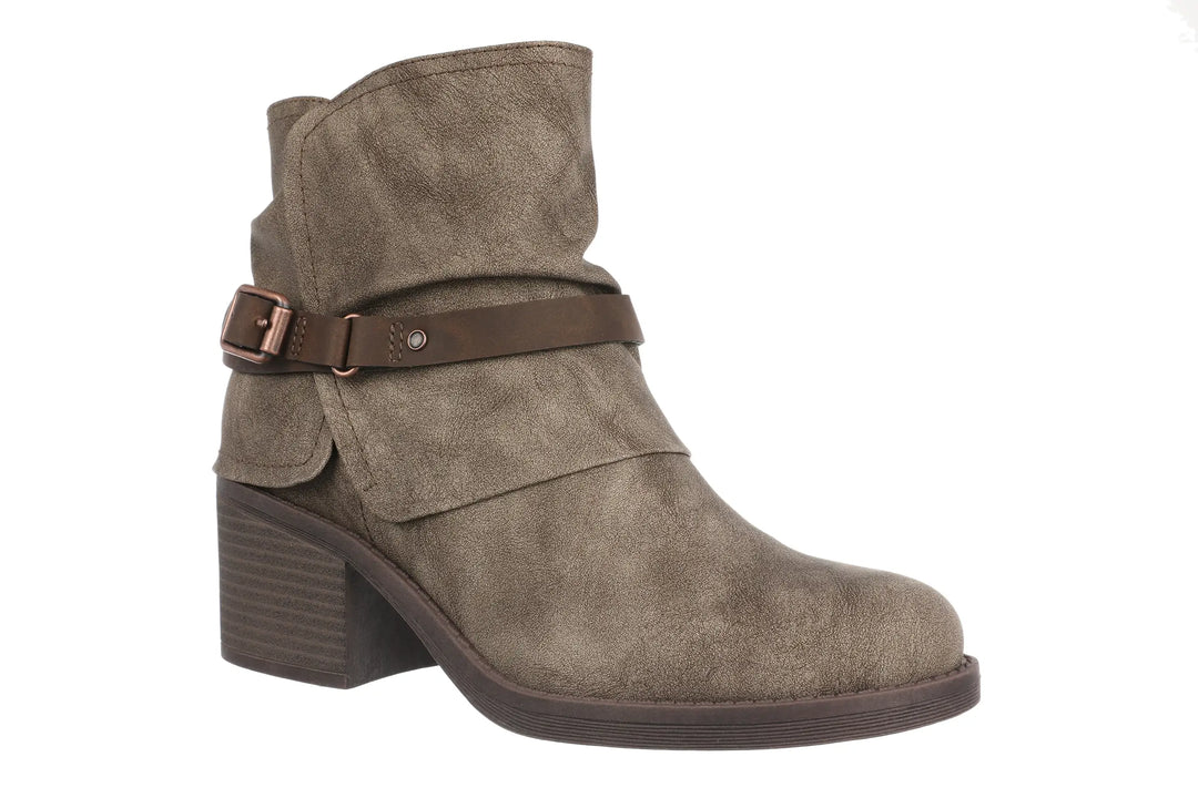 Blowfish Marta Short Boot in Taupe