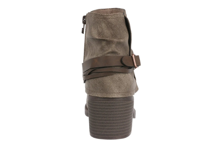 Blowfish Marta Short Boot in Taupe back