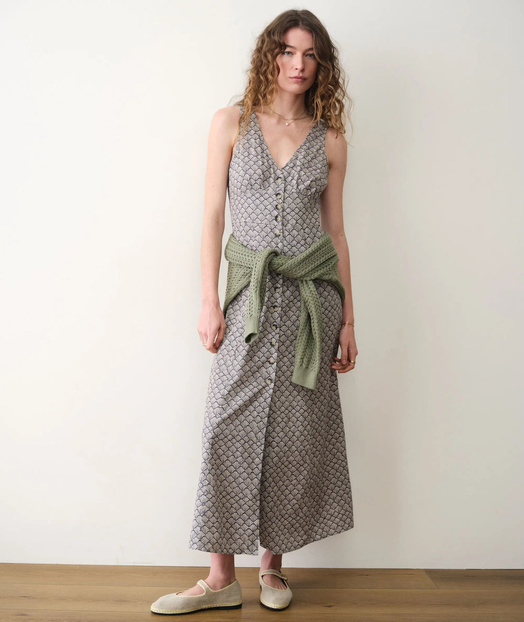 Marine Layer Camila Maxi Dress - Navy Seashell 1