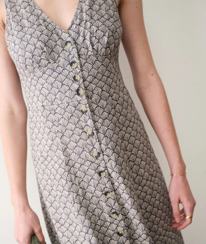 Marine Layer Camila Maxi Dress - Navy Seashell 4